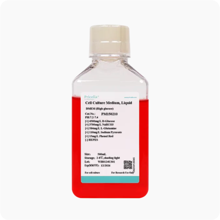 DMEM Alta Glucosa 500 mL | Medio para cultivo celular