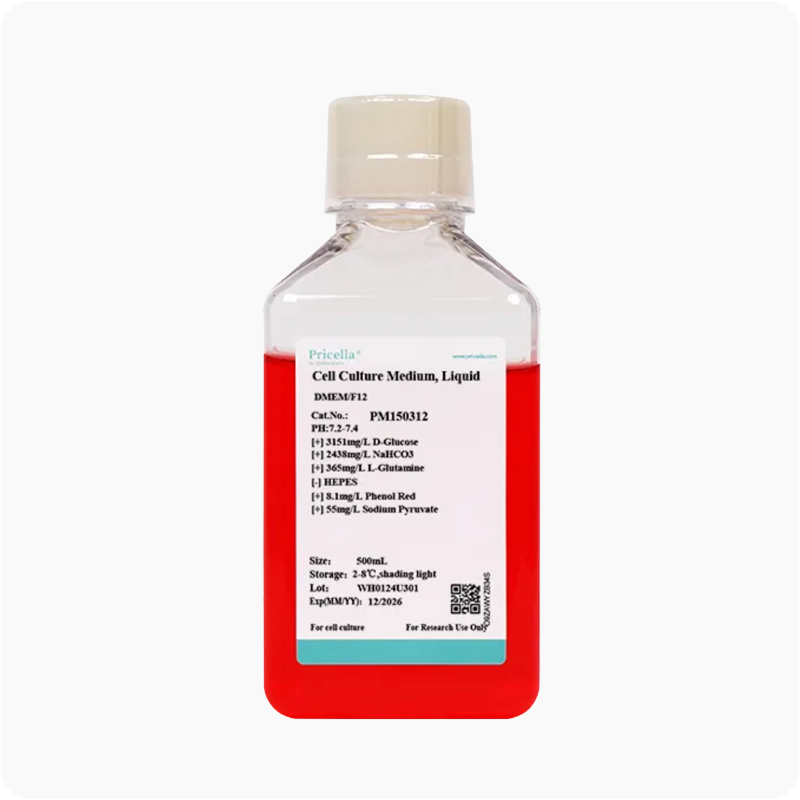 DMEM/F12 500 mL | Medio para cultivo celular y base para medios sin suero