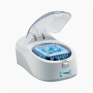 Mini centrífuga MyFuge 12 con COMBI-Rotor | 5,500 rpm / 2,000×g