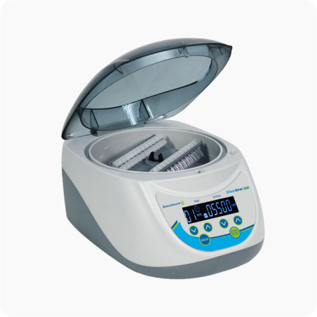 Mini centrífuga digital StripSpin 12D para tiras PCR (12 posiciones) | 5,500 rpm